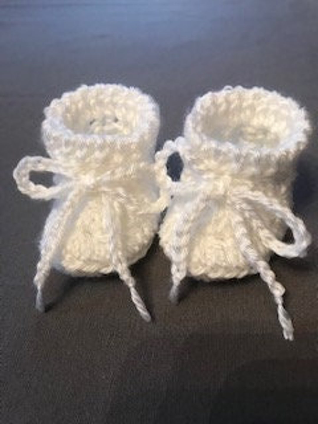 Crochet Baby Bootie Pattern Easy No Sew 0 3 Months - Etsy