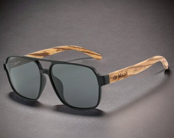 Handgefertigte Holzsonnenbrille für den Sommer Premium-Qualitäts-Sonnenbrille Polarisierte Gläser mit UV-Schutz für Herren Sonnenbrillen Holz für Damen