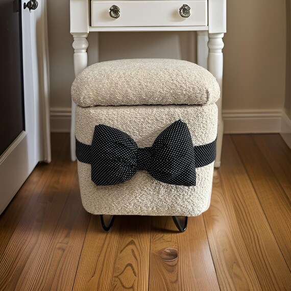 Dressing table storage stool deals