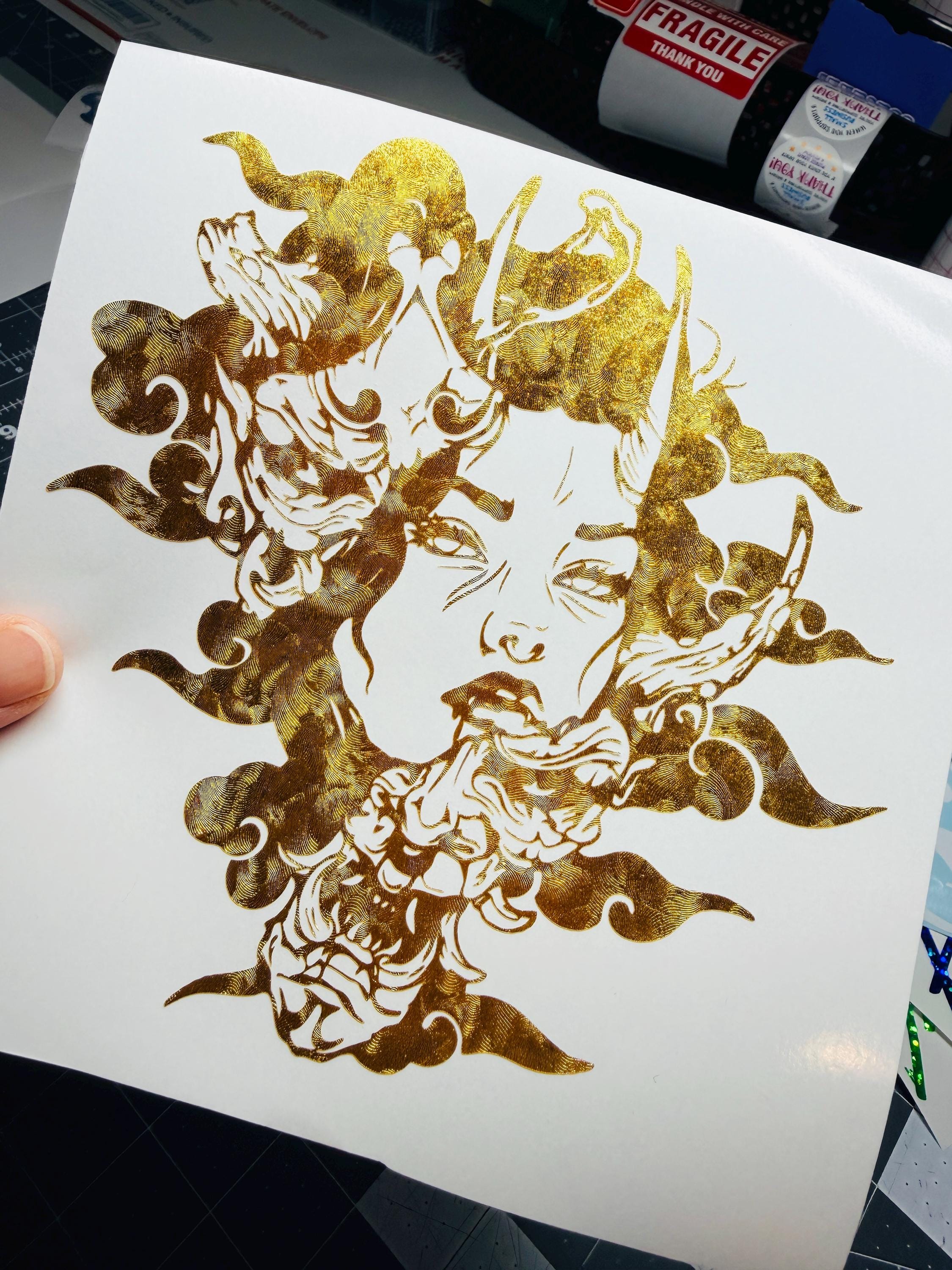 Splitoni Mask Japanese Oni Mask Vinyl Decal-split Mask Girl- Clouds- Horns – Car ...