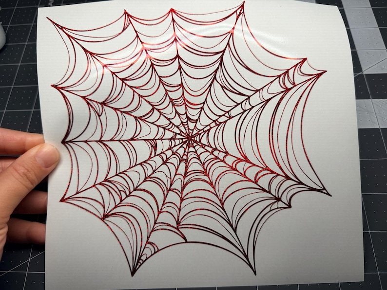 Spider Web Vinyl Decal: Full Size web, Sider , Car, sticker, window, laptop
