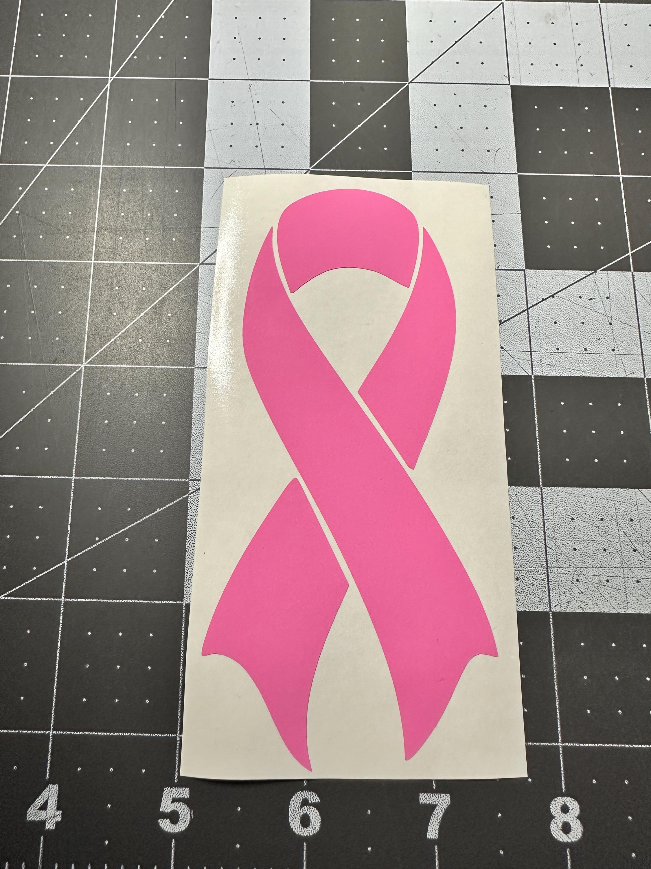 Cancer Awareness Ribbon Vinyl Decal: Custom Car Window Sticker - Etsy