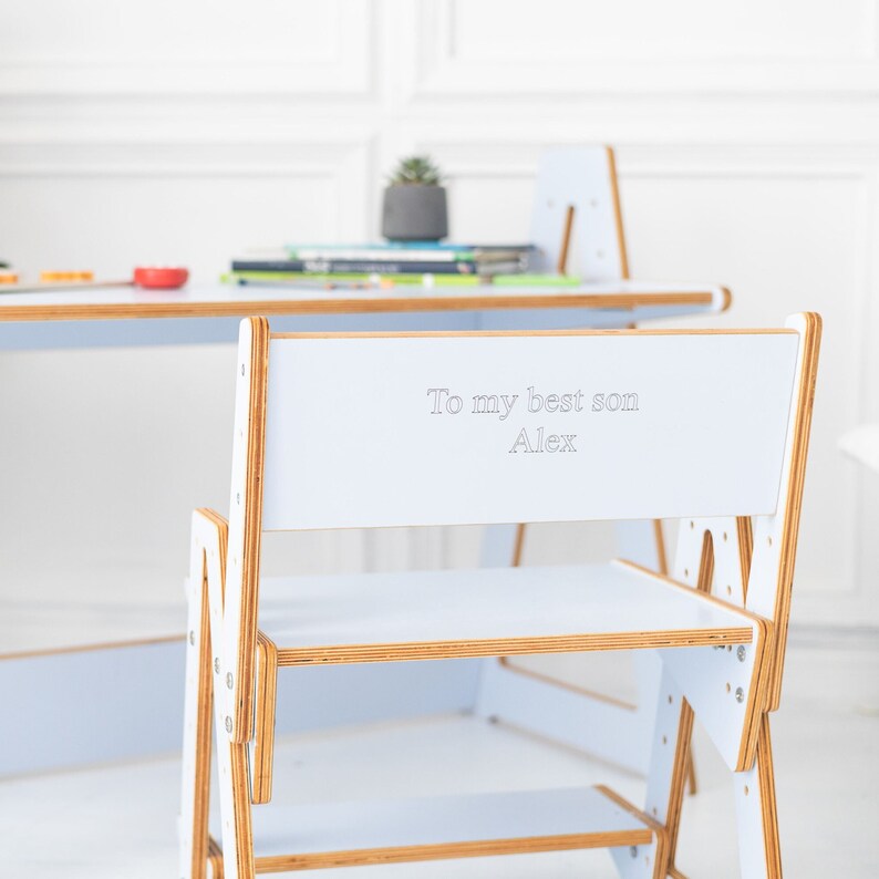 Kids Furniture Wooden Desk Chair, Activity Table Kids, Adjustable Kids