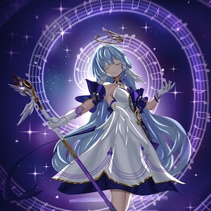 Honkai Star Rail Robin Art Prints 11x17in