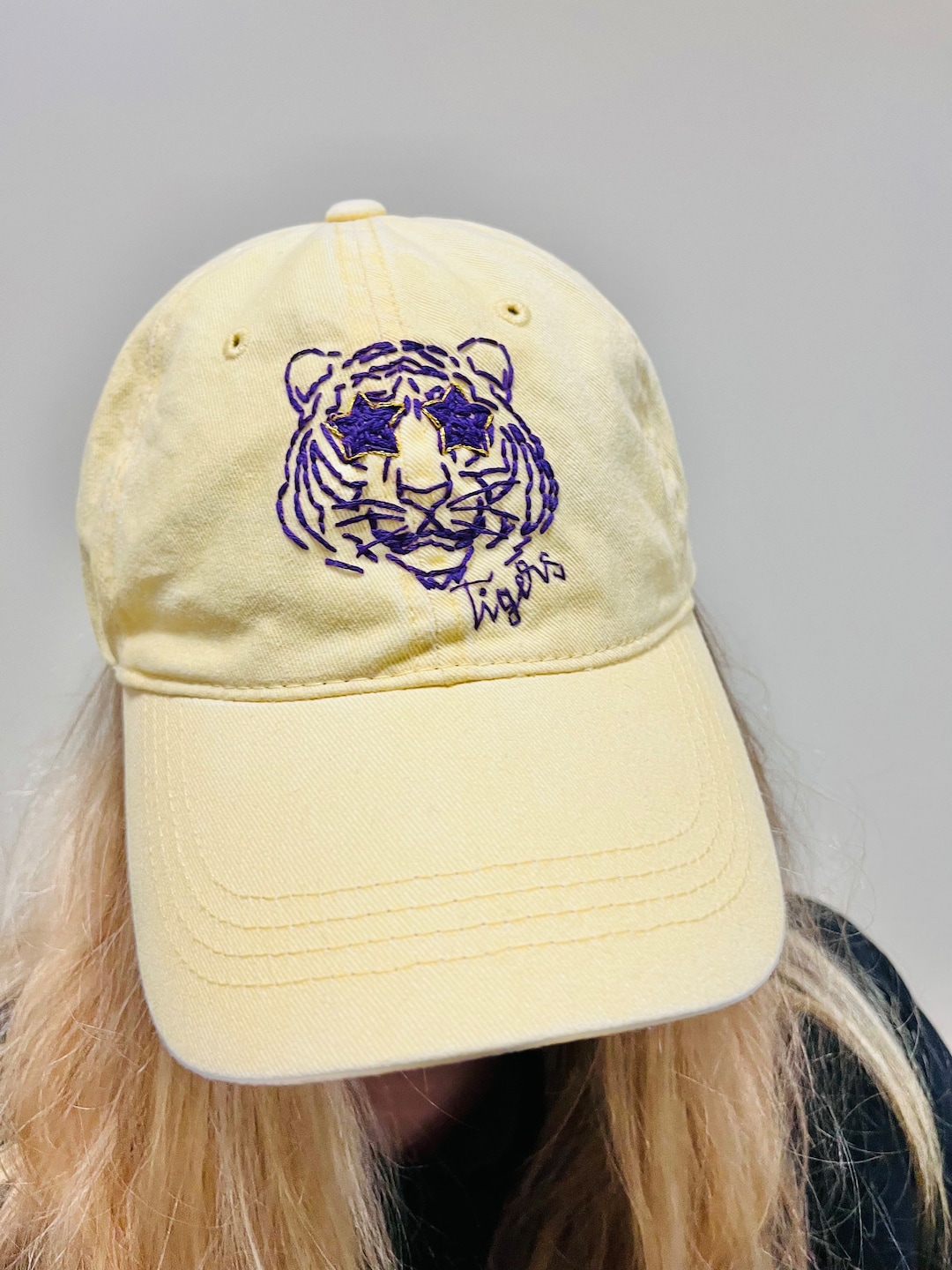 LSU Tigers Embroidered Hat - Louisiana State University Baseball Cap - Etsy