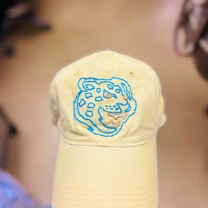 Czapka baseballowa Southern University Jaguars haftowana ręcznie, czapka Southern Jags w kolorze niebieskim i złotym, damska haftowana czapka Jag Pride