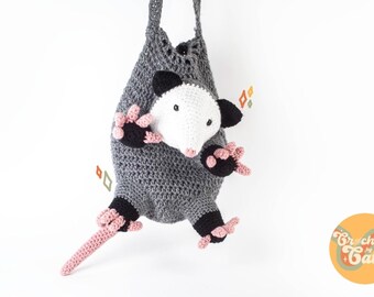 Crocheted Opossum Bag (Original)