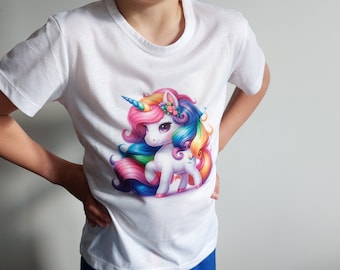 T-shirt enfant " licorne modèle 1 "