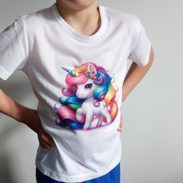 T-shirt enfant " licorne modèle 1 "