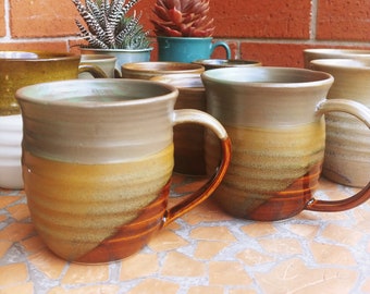 Handmade Ceramic Mug/Pottery Mug - Wheel Thrown