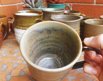 Handmade Ceramic Mug/Pottery Mug - Wheel Thrown