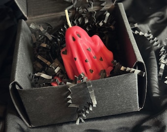 Halloween Candles | Valentines Day Spooky Candles | Witchy Gifts | Unique Candles | Ghost Pillar Candle