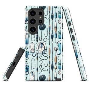 Eingehängt Medizin | Tough Case Samsung® | Fischen Handyhülle