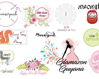 BUDGET custom logo design and business card design - plus one round of UNLIMITED edits - custom graphic design unique biz branding shop