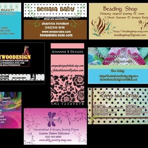 Custom business card or tag design custom calling cards branding graphic design professional branding kit unique ooak 1 round of edits image 4