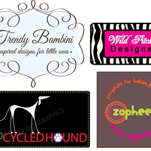 Custom Clothing Label design plus a round edits fabric woven printed sewing tag personalized graphic design artwork unique shop branding image 3