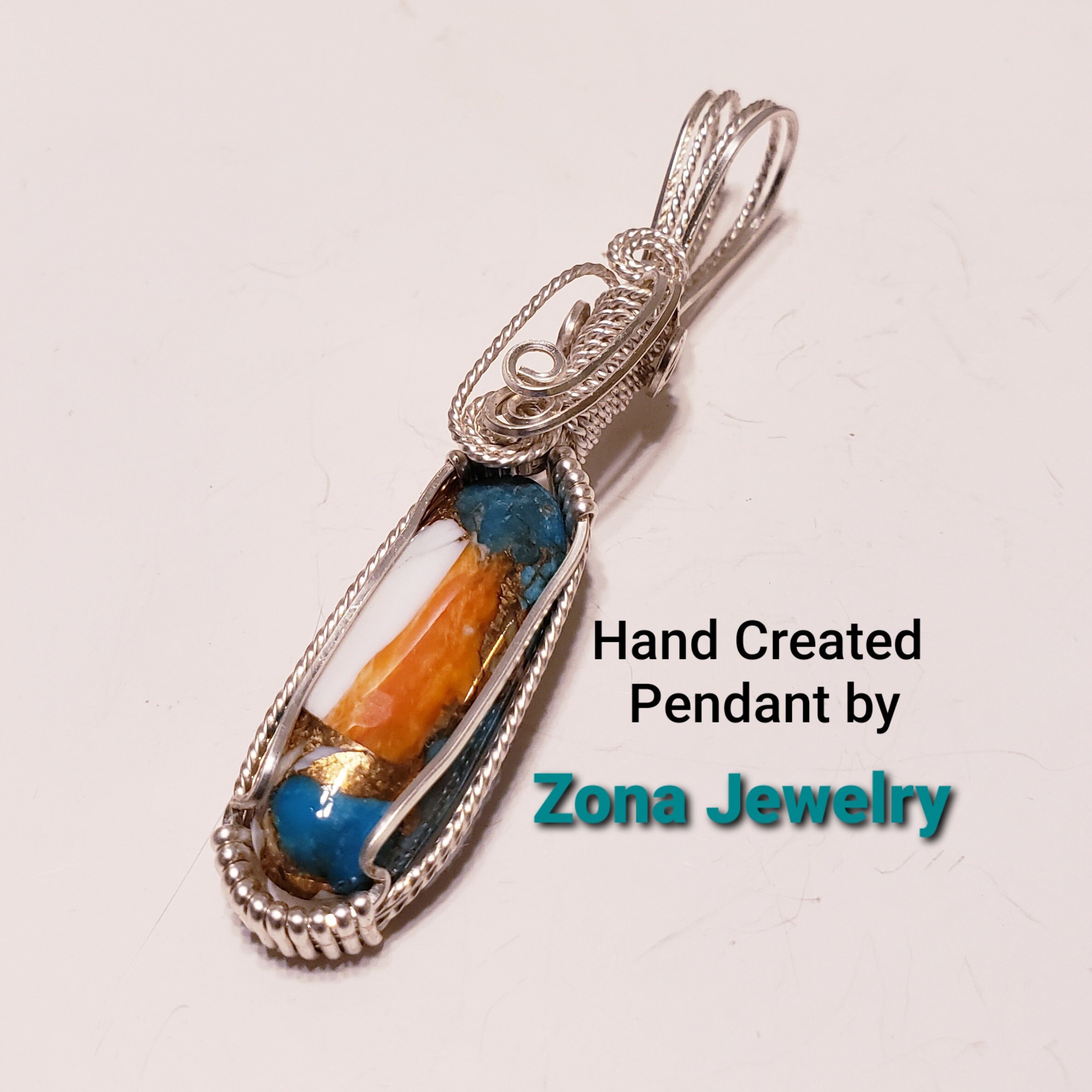 Sterling Silver Necklace with Blue Topaz – Matthew Campbell