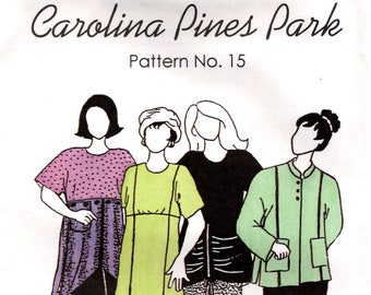 CAROLINA PINES PARK No. 15 Park Bench Pattern Co. ©1995 Uncut / Factory Folds