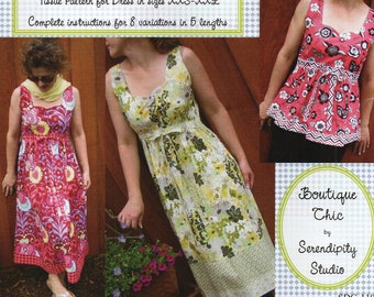 Serendipity Tara Tank Dress PATTERN fabulous women/'s clothing PATTERN
