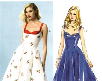 Butterick 5882 Retro Sundress by GERTIE Size 4-12 UNCUT ©2013