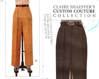 Vogue 7468 CLAIRE SHAEFFER COUTURE Pants Sz 6-8-10 ©2001 Uncut/Factory Folds