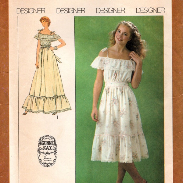 Simplicity 9015 GUNNE SAX Vintage Dress CHOICE of Size