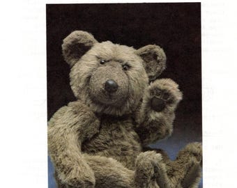 ANIMAL TRAX Theodore Jointed Bear ©1982