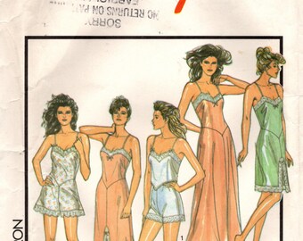 スタイル1465 ランジェリーバリエーション サイズL 未裁断/FF ©1988