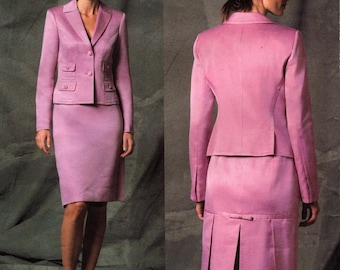 Vogue 2828 DKNY 2 Piece Suit Size 8-10-12 ©2004 Uncut/Factory Folds