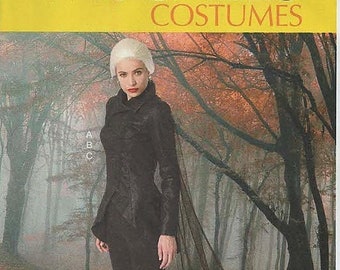 McCall's 7456 Jacket, Leggings, Cape COSTUME  ©2016 SIZE 14-16-18-20-22