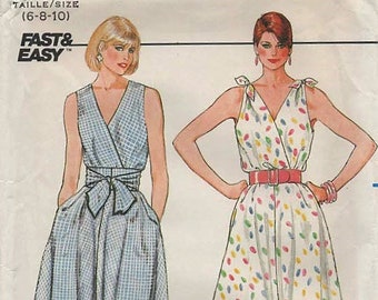 Butterick 6434 SUN DRESS Size 6-8-10 UNCUT