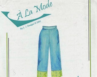 PARFAIT PANTS A La Mode  Sizes XXSm - XXLarge Cropped Pants Art Garment