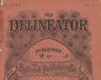 デリネーター 1887年7月 バタリック出版会社誌 第30巻 第1号