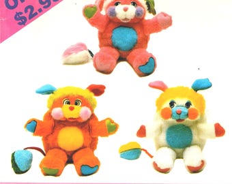 Butterick 417 POPPLES Prize, Puffball and Puzzle ©1986 UNCUT/FF