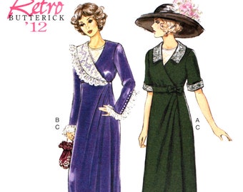 Butterick 6093 RETRO '1912 UNCUT 6-14  ©2014 Hard to Find