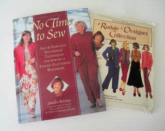 SANDRA BETZINA "No Time to Sew" Book & 9 UNCUT Patterns ©1997