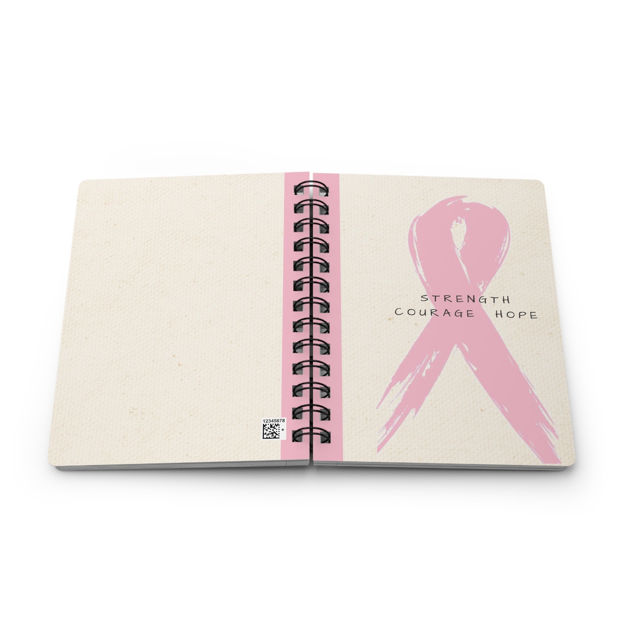 Spiral Bound Journal Pink Ribbon - Etsy
