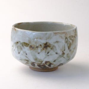 Japanese Ceramics Matcha Bowl Tea Cup - Handcrafted Minoware - Made in Japan - 日本製（美濃焼）抹茶碗 - Bamboo