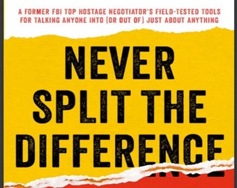 Never Split the Difference by Chris Voss (high-definition digital copy)