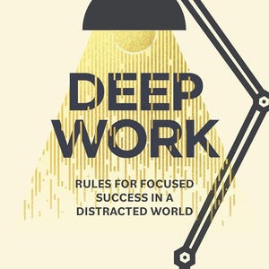 Deep Work autorstwa Cala Newporta (kopia cyfrowa w wysokiej rozdzielczości)