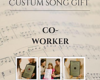 Canción personalizada • Regalo musical personalizado • Canción de boda • Canción conmemorativa • Canción de cumpleaños para niños • Tu historia en una canción