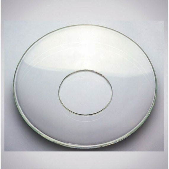 2 Stück Tropfenfänger aus Glas für 30mm Kerzen