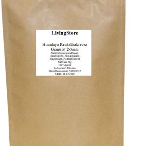 Himalayan crystal salt pink granules 2-5 mm - 500g