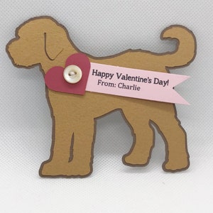 Cadeau d'anniversaire Golden Doodle, Golden Doodle Golden Doodle, Saint-Valentin, jeu de cartes pour classe