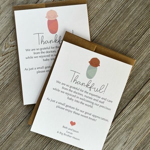 OB Labor Delivery L & D Nurse Appreciation Gift Thank You Card Tag ...