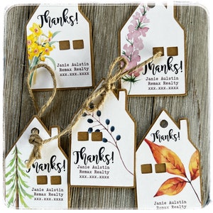 Personalized Realtor Business Card Real Estate Branding Appreciation Thank You Card