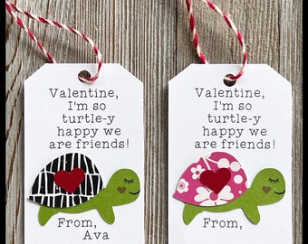 Personalized Birthday Party Favor Tags Valentines Day Cards or Kit Save the  Turtles Turtle sea life ocean Classroom Teacher Friend Coworker