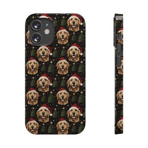 Christmas Dog Phone Case: Festive Holiday iPhone Cover