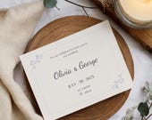 Editable Canva Wedding Invitation Template - DIY Digital Wedding Invite - Customizable Wedding Card - Instant Download
