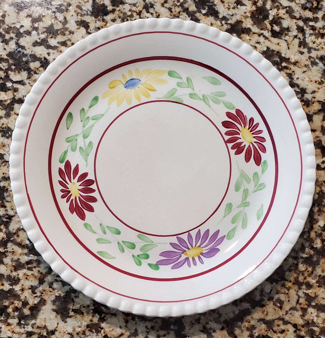 Southern Potteries Blue Ridge Pottery Lunch Plate Candlewick Jan - Etsy